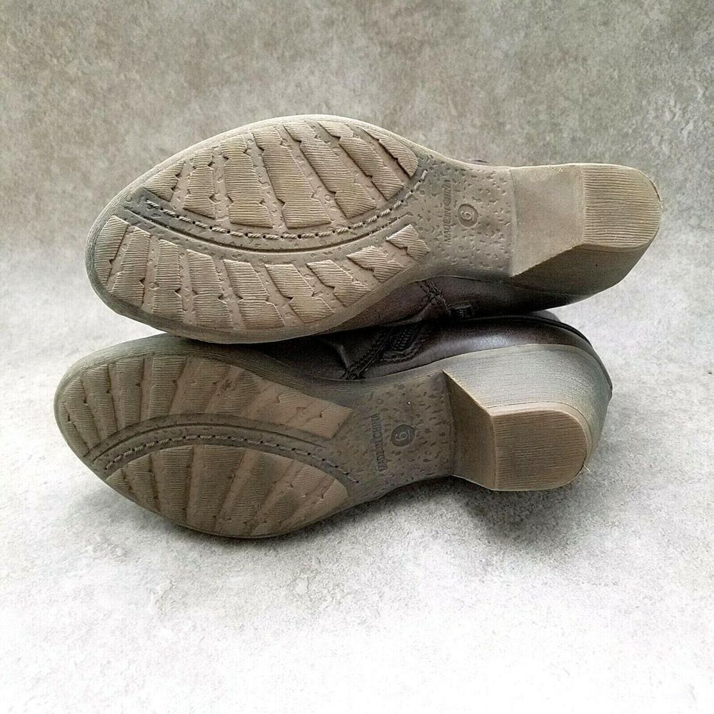 Falls Creek Womens Kinsey  Sz 6 M Brown  2" Heeled Ankle Boot Booties - Picture 9 of 10